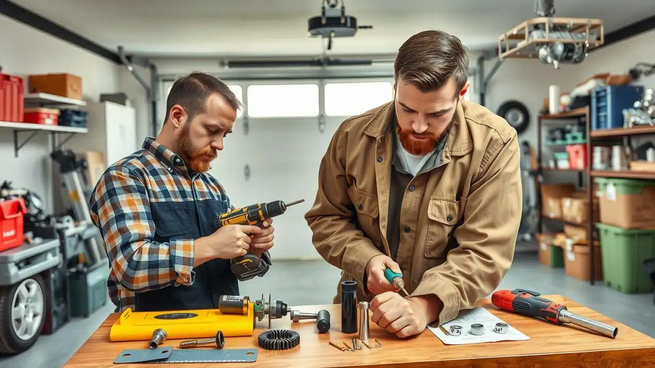 Garage Door Lock Installation