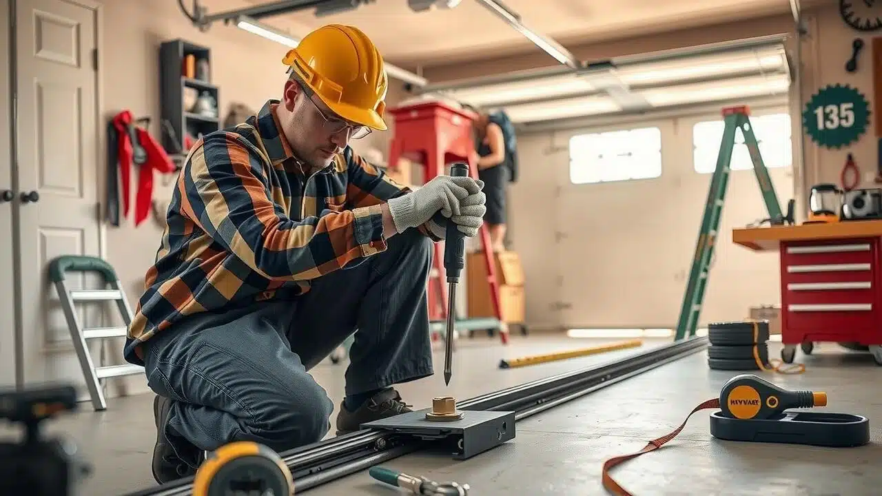 Garage Door Track Replacement
